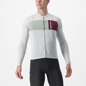 CASTELLI Cyklistický dres s dlouhým rukávem letní - PROLOGO 7 - šedá S