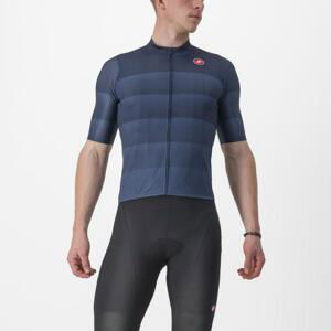 CASTELLI Cyklistický dres s krátkým rukávem - LIVELLI - modrá XL