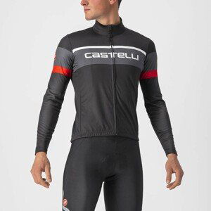 CASTELLI Cyklistický dres s dlouhým rukávem zimní - PASSISTA - černá M