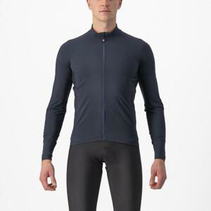 CASTELLI Cyklistický dres s dlouhým rukávem zimní - FLIGHT LS AIR - modrá 2XL