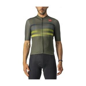 CASTELLI Cyklistický dres s krátkým rukávem - ENDURANCE PRO - zelená 3XL