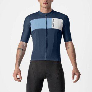 CASTELLI Cyklistický dres s krátkým rukávem - PROLOGO 7 - modrá XS