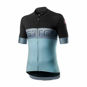 CASTELLI Cyklistický dres s krátkým rukávem - PROLOGO VI. - šedá/modrá/černá 3XL
