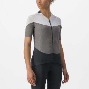 CASTELLI Cyklistický dres s krátkým rukávem - GRADIENT COLOR BLOCK - šedá XL