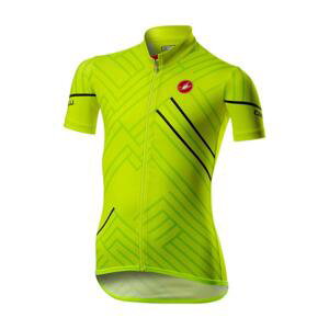 CASTELLI Cyklistický dres s krátkým rukávem - CAMPIONCINO - žlutá