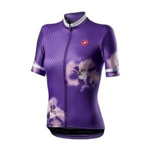 CASTELLI Cyklistický dres s krátkým rukávem - PRIMAVERA - fialová M