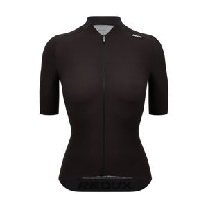 SANTINI Cyklistický dres s krátkým rukávem - REDUX SPEED - černá L