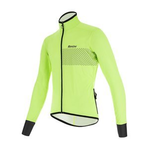 SANTINI Cyklistická voděodolná pláštěnka - GUARD NIMBUS - světle zelená S