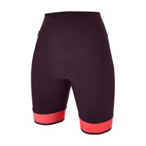 SANTINI Cyklistické kalhoty krátké bez laclu - GIADA BENGAL - červená M