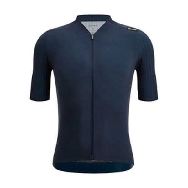 SANTINI Cyklistický dres s krátkým rukávem - REDUX SPEED - modrá L
