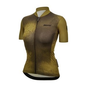 SANTINI Cyklistický dres s krátkým rukávem - FANGO - zelená L