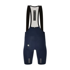 SANTINI Cyklistické kalhoty krátké s laclem - PLUSH - modrá XL