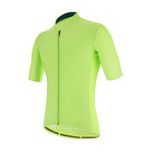 SANTINI Cyklistický dres s krátkým rukávem - COLORE PURO - světle zelená S