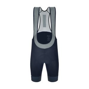 SANTINI Cyklistické kalhoty krátké s laclem - KARMA DELTA - modrá XL
