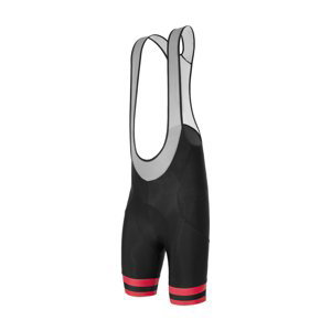 SANTINI Cyklistické kalhoty krátké s laclem - KARMA KINETIC - černá