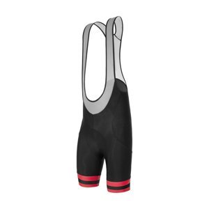SANTINI Cyklistické kalhoty krátké s laclem - KARMA KINETIC - černá M