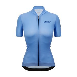 SANTINI Cyklistický dres s krátkým rukávem - GLORY DAY - modrá 2XS