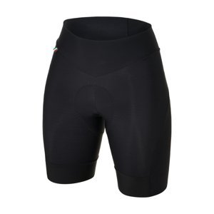 SANTINI Cyklistické kalhoty krátké bez laclu - OMNIA - černá XS