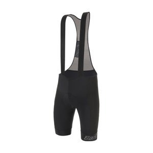 SANTINI Cyklistické kalhoty krátké s laclem - IMPACT PRO - černá XL