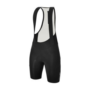 SANTINI Cyklistické kalhoty krátké s laclem - PLUSH - černá 2XS