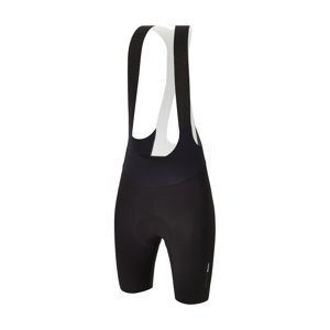 SANTINI Cyklistické kalhoty krátké s laclem - REDUX SPEED - černá 2XS