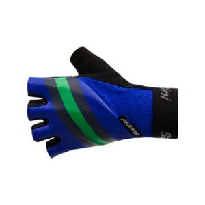 SANTINI Cyklistické rukavice krátkoprsté - BENGAL - modrá L