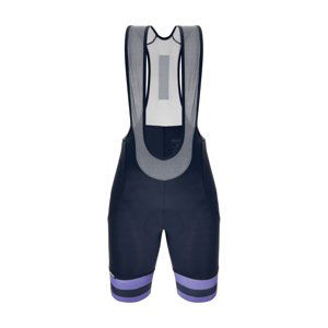 SANTINI Cyklistické kalhoty krátké s laclem - KARMA BENGAL - modrá XL