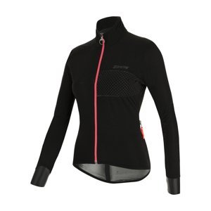 SANTINI Cyklistická voděodolná pláštěnka - GUARD NIMBUS - černá L