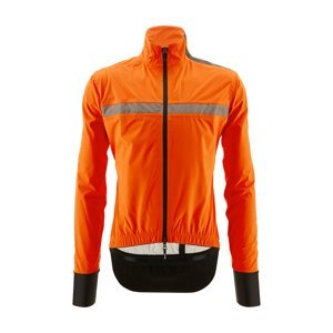 SANTINI Cyklistická voděodolná pláštěnka - GUARD NEO SHELL - oranžová