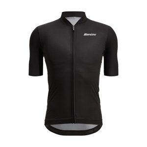 SANTINI Cyklistický dres s krátkým rukávem - GLORY DAY - černá XS