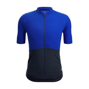 SANTINI Cyklistický dres s krátkým rukávem - COLORE RIGA - modrá XL