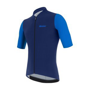 SANTINI Cyklistický dres s krátkým rukávem - REDUX VIGOR - modrá XL