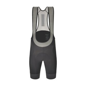 SANTINI Cyklistické kalhoty krátké s laclem - KARMA DELTA - šedá XL