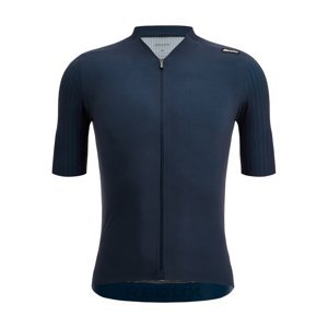 SANTINI Cyklistický dres s krátkým rukávem - REDUX SPEED - modrá S