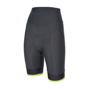 SANTINI Cyklistické kalhoty krátké bez laclu - GIADA LUX LADY - šedá XL