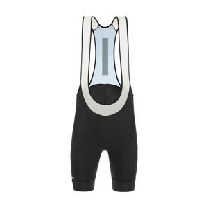SANTINI Cyklistické kalhoty krátké s laclem - TONO SFERA - šedá XL