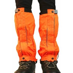 HAVEN Cyklistické návleky na nohy - ICEBRAKER BLACK - oranžová S-M
