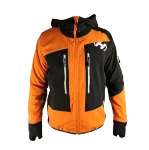 HAVEN Cyklistická zateplená bunda - POLARTIS - oranžová