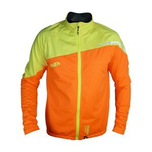 HAVEN Cyklistická větruodolná bunda - TRUFEEL - oranžová L