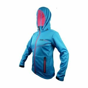 HAVEN Cyklistická zateplená bunda - THERMOTEC WOMEN - modrá/růžová S