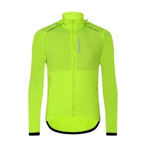 HOLOKOLO Cyklistická větruodolná bunda - NEON II - žlutá 5XL