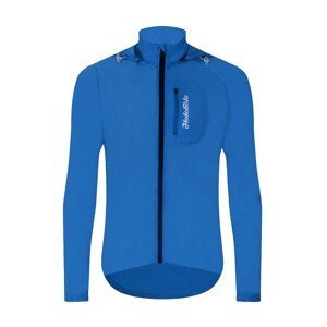 HOLOKOLO Cyklistická větruodolná bunda - WIND/RAIN - modrá 5XL