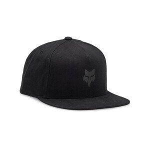 FOX Cyklistická čepice - FOX HEAD SNAPBACK - černá UNI