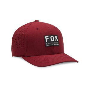 FOX Cyklistická čepice - NON STOP TECH FLEXFIT - bordó L-XL