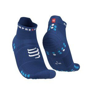 COMPRESSPORT Cyklistické ponožky klasické - PRO RACING 4.0 RUN - modrá 39-41