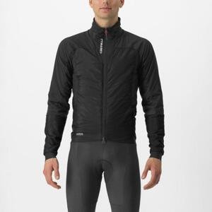 CASTELLI Cyklistická zateplená bunda - FLY TERMAL - černá