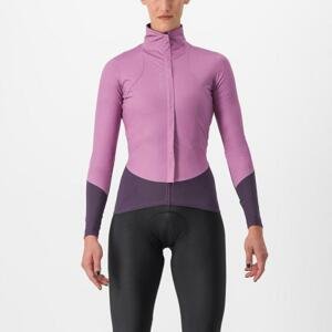 CASTELLI Cyklistická zateplená bunda - BETA RoS W - fialová XL