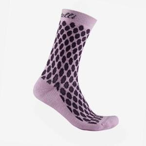 CASTELLI Cyklistické ponožky klasické - SFIDA 13 - fialová L-XL