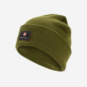 CASTELLI Cyklistická čepice - PODIOFORMA BEANIE - zelená