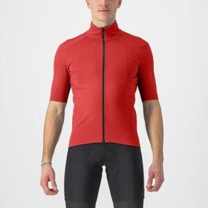 CASTELLI Cyklistický dres s krátkým rukávem - PERFETTO RoS 2 WIND - červená XS